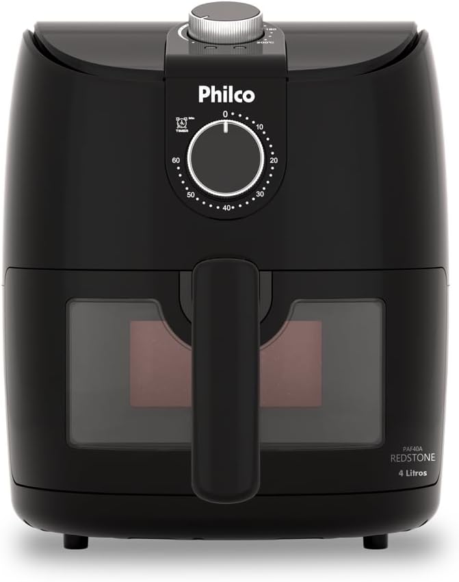 Philco 4L Air Fryer with Redstone Coating, 1500W, PAF40A, 127V