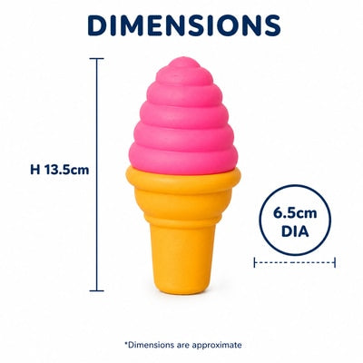 Freezable Ice Cream Cooling Toy for Dogs