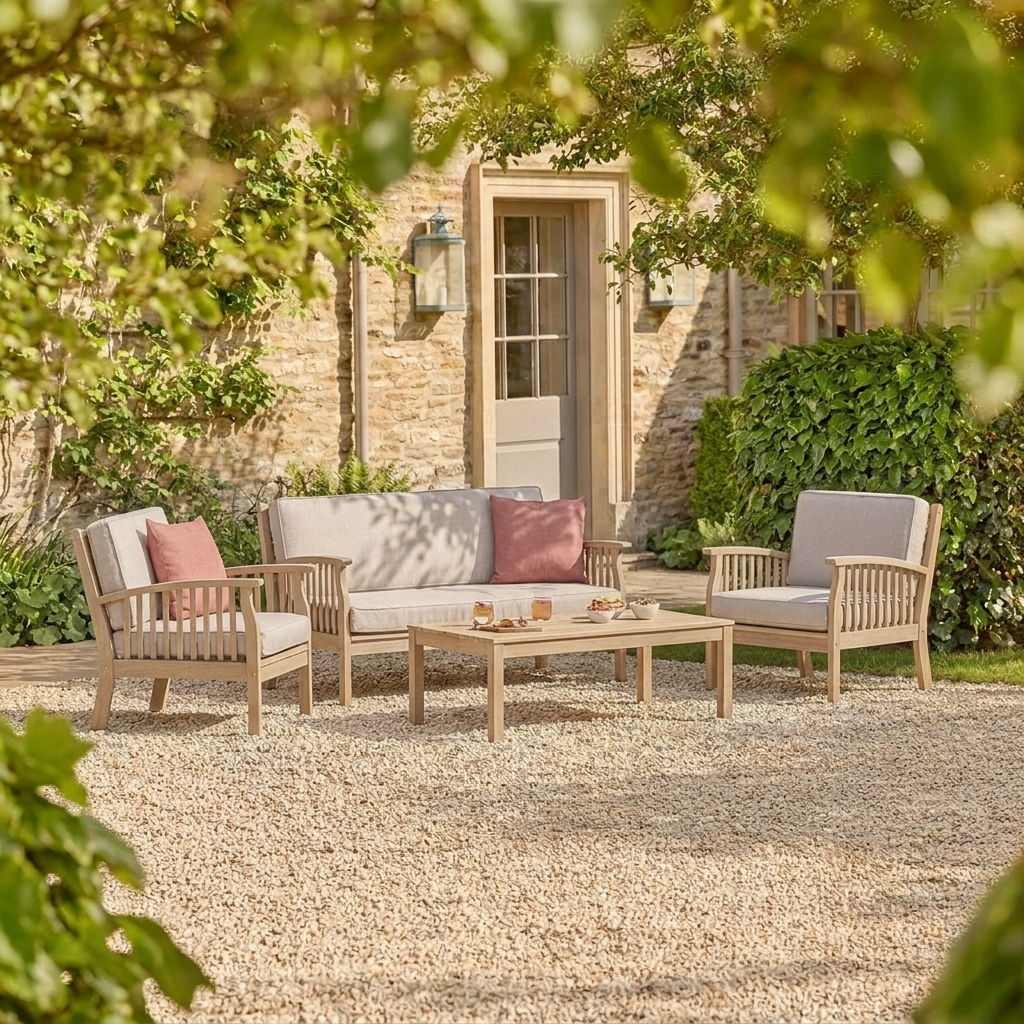 Premium Wooden Patio Furniture Set