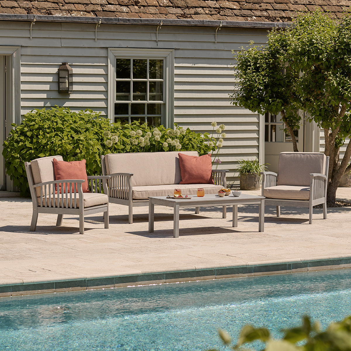 Premium Wooden Patio Furniture Set
